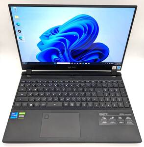 GIGABYTE AERO 15 OLED Core i7-11800H/メモリ16GB/SSD1TB/GeForce RTX3070/15.6インチ 4K液晶(3840×2160)/Windows11Pro