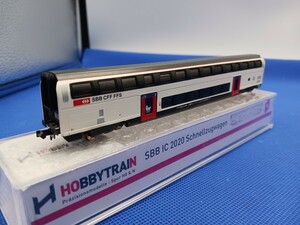 ★送料無料 即決有★ HOBBYTRAIN H25125 IC2020 2等 2階建て客車 SBB CFF FFS Ep Ⅵ