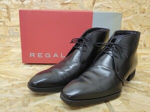 REGAL 14JR 24cm ブラック リーガル ドレスチャッカブーツ ビジネスシューズ 