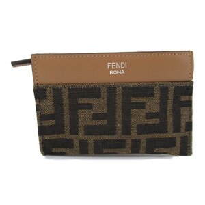 フェンディ キーケース ポーチ ブランドオフ FENDI レザー キーケース キャンバス/レザー メンズ