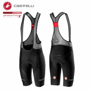 CASTELLI FREE AERO RACE 4 BIBSHORT ビブショーツ カステリ ビブ BLK 黒