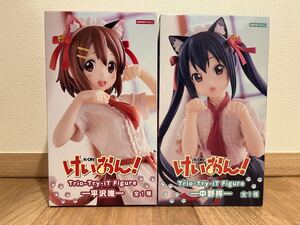 けいおん！ Trio-Try-iT Figure 平沢唯 中野梓 フィギュア 未開封 未使用 プライズ 2種セット