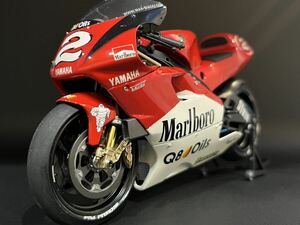 完成品 FACTORY YAMAHA YZR500 タミヤ プラモデル バイク 模型 1/12 オートバイシリーズ NO78 ゼッケン2