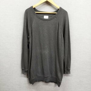 E228 AMERICAN EAGLE OUTFITTERS アメリカンイーグル アウトフィッターズ スウェット トレーナー メンズ ダークグレー M ラウンドネック　