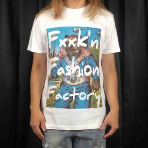 新品 ビッグ プリント レトロ フューチャー コズミック ベア クマ 熊 モンスター Tシャツ S M L XL オーバーサイズ XXL~5XL ロンT パーカー