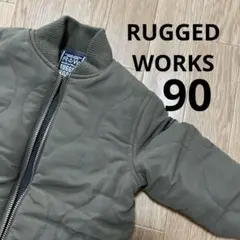 キッズアウター 中綿 ブルゾン RUGGED WORKS 90cm