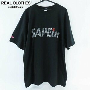 ☆【未使用】SAPEur×MASATOSHI HAMADA.サプール×浜田雅功 印鑑LOGO S/S TEE ブラック XL /LPL