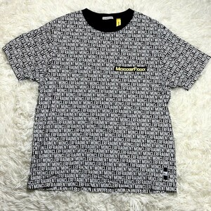 【ほぼ未使用】 MONCLER × FRAGMENT モンクレール フラグメント GENIUS 藤原ヒロシ メンズ Tシャツ 総柄 M