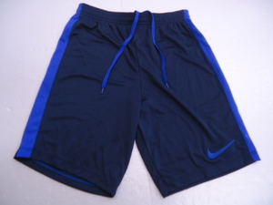 【KCM】Z-nike-1441-S★展示品★【NIKE/ナイキ】メンズ　サッカー　スリムフィット　ニットショート　パンツ　832900-459　ブルー　サイズS