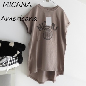 送料込 匿名配送 新品 MICANA Americana　MICA＆DEAL　アメリカーナ　マイカアンドディール　コラボ　カレッジロゴTシャツ