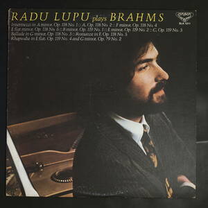 【日盤LP】ラドゥ・ルプー/プレイズ・ブラームス(並良品,英メタル,LONDON,1976,Radu Lupu)