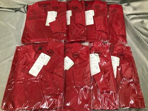 10-27-650 ◎BZ　未使用品　Tネックアンダーシャツ アンダーシャツ 長袖 レッド 赤色 サイズ150cm スポーツ ジュニア 8点セット