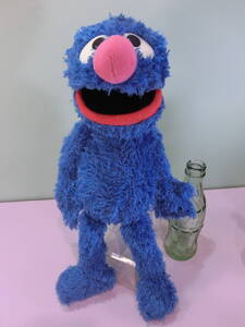 セサミストリート◆グローバー ぬいぐるみ人形 39cm GUND社 マペッツ SESAME STREET Vintage Grover stuffed animal ガンド ビンテージ