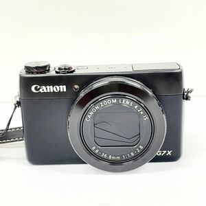 美品 Canon G7X PowerShot コンパクトデジタルカメラ CANON ブラック キャノン デジカメ コンデジ タッチパネル 防湿庫保管品