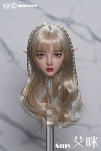 KID KING エルフ 少女 KKP003 C ヘッド Elf girl head Amy エイミー 1/6 スケール アクションフィギュア用 