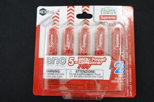 【未開封】Supreme シュプリーム HEXBUG nano flash (5パック) ライト