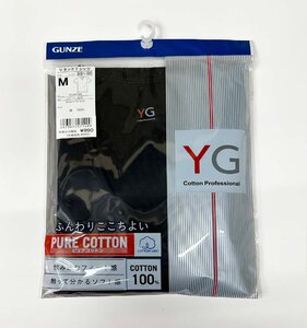 L ● グンゼ ＹＧ ● 綿１００％ VネックＴシャツ ブラック