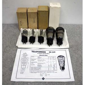 ＜中古品＞　真空管　TELEFUNKEN　RS242X 3本　RS241 2本　計5本