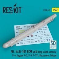 中古プラモデル 1/32 AN/ALQ-101 ECMポッド (ロング) ディティールアップパーツ [RSK32-0419]