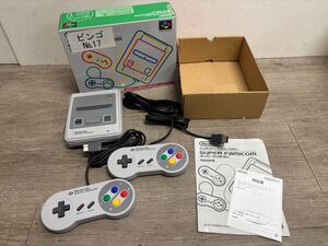 ☆ SFC ☆ ニンテンドークラシックミニ スーパーファミコン 動作品 本体 コントローラー ケーブル 付属 Nintendo 任天堂 2101