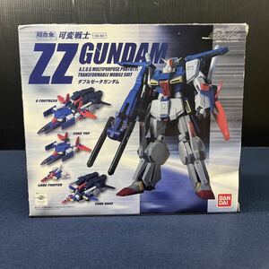  未使用 超合金 可変戦士 ZZ GUNDAM ダブルゼータガンダム ZZガンダム GD-60 ロボット フィギュア おもちゃ 箱付 バンダイ 