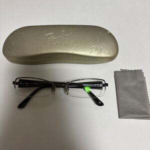 レイバン Ray-Ban 眼鏡 度あり ケース付 RB8618-1000 チタンフレーム bet10015285