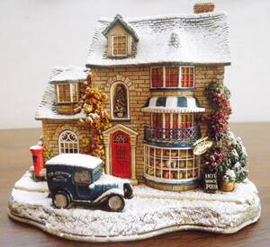 希少 クリスマスケーキ CHRISTMAS CAKE リリパットレーン Lilliput Lane ミニチュアハウス オブジェ ジオラマ 1点限り 現品のみ 証明書有