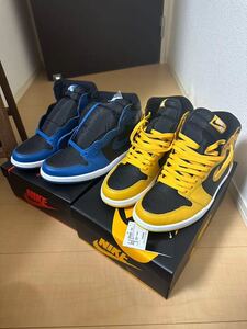 新品未使用 ナイキ エアジョーダン 1 ハイ ゴルフ 28cm NIKE AIR JORDAN 1 HIGH GOLF ダークマリーナブルー 2点セット シュプリーム