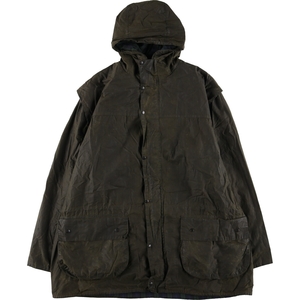 古着 00年代 バブアー Barbour DURHAM ダーハム 旧3ワラント ワックスコットン オイルドジャケット 英国製 C44 メンズL相当 /eaa496668