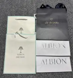 ショッパー　紙袋　4枚セット clé de peau ALBION