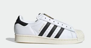 送料無料 22cm●アディダス オリジナルス スーパースター シューレースレス 白 黒 FV3017 adidas SUPERSTAR LACELESS スニーカー