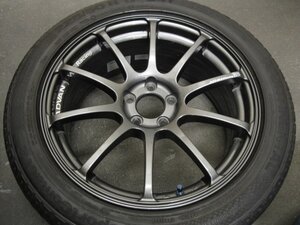 ■USED■YOKOHAMA ADVAN RS17インチ＆オマケタイヤ1本 ■1775+48 5H100■②■