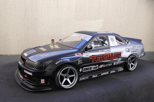 アディクション　JZX100　チェイサー　FDJ　GOODRIDE×TETSUJIN　ラジコン　ドリフト　ボディ　