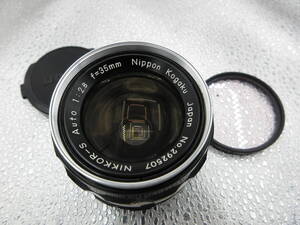 ニコン Nikon NIKKOR-S Auto 35mm F2.8 Ai レンズ