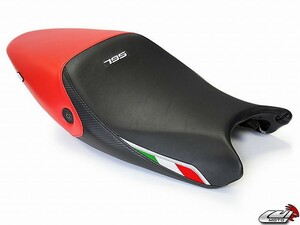 DUCATI MONSTER 696 795 796 1100 08-14 LUIMOTO 製795 | ライダーシートカバー (Team Italia 1182103)