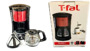 中古 T-fal ティファール コーヒーメーカー スビト メタリックルビーレッド CM151GJP used 使用感少ない 長期保管品