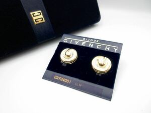 【極上美品】ジバンシー GIVENCHY イヤリング ジバンシイ ヴィンテージ 結婚式 パーティー レア ir-15-m2-2.2(_o