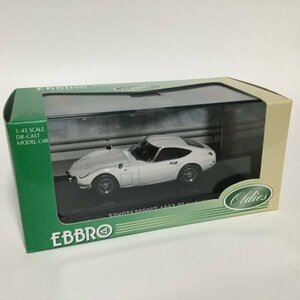 絶版 TOYOTA 2000GT 2nd production WHITE 43104 EBBRO 1/43 トヨタ ２０００ＧＴ ホワイト