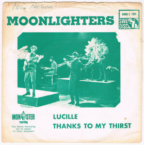 ●MOONLIGHTERS / LUCILLE [SWEDEN 45 ORIGINAL 7inch シングル R&R LITTLE RICHARD 試聴]