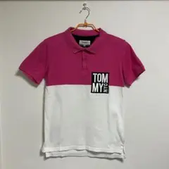 TOMMY トミー　メンズ　トップス　ポロシャツ　ピンク　S