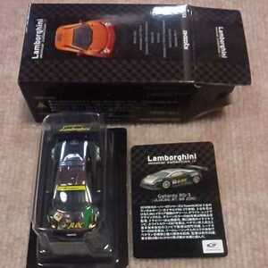 京商 1/64 Lamborghini Ⅳ ガヤルド RG-3 JLOC 86 2010 緑 Lamborghini Gallardo RG-3 JLOC #86 グリーン ランボルギーニ4 第55弾