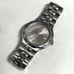 【41】1円～LONGINES CONQUWST AUTOMATIC L1.634.4 ロンジン 自動巻き デイト メンズ腕時計 不動品 ベルト社外品 キズ 汚れ ジャンク扱い