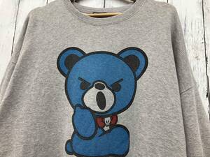 HYSTERIC GLAMOUR HELLO BEAR ヒステリックグラマー ハローベア スウェット 01193CS16 フリーサイズ