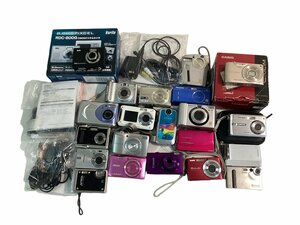 ★デジカメ デジタルカメラ 20個まとめて Canon/Nikon/OLYMPAS/Panasonic/FUJIFILM/CASIO他 ジャンク品3.6kg★