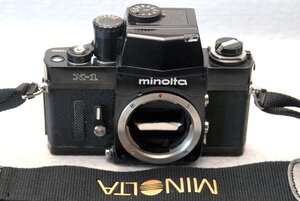 MINOLTA ミノルタ 最高峰 昔の高級一眼レフカメラ X-1ボディ 超希少・作動品（腐食なし）　