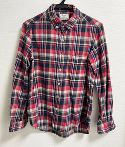 ☆ KATO’ BASIC FLANNEL CHECK B.D SHIRTS BS330131 カトー チェック ネルシャツ サイズS 送料無料