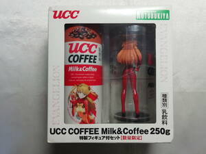 中古品 エヴァンゲリヲン 新劇場版：破 式波・アスカ・ラングレー UCC COFFEE Milk＆Coffee 250g 特製フィギュア付セット