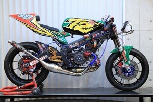 MC21 MC28用 左右出し ファクトリーチャンバー【 RACE 】Titanium NSR250R T2Racing