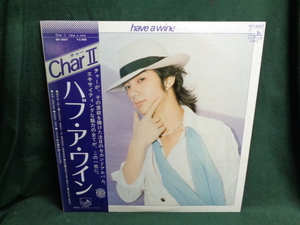 チャーCHAR/ハブ・ア・ワインHAVE A WINE●帯付LP