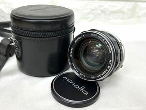 MINOLTA ミノルタ MC W.ROKKOR-SG 1:3.5 f=28mm 動作未確認 レンズ 中古 fah 5K370